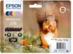 EPSON - Epson Squirrel Multipack 6-colours 378 Claria Photo HD Ink, Resa standard, Inchiostro a base di pigmento, 5,5 ml, 4,1 ml, 6 pz, Confezione multipla