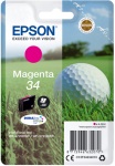 EPSON - Epson Golf ball Singlepack Magenta 34 DURABrite Ultra Ink, Resa standard, Inchiostro a base di pigmento, 4,2 ml, 300 pagine, 1 pz