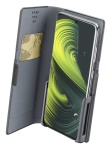 Cellular Line - Cellularline Slide & Click - L: (Misure max telefono: 90mm * 170mm) Custodia a libro multicompatibile effetto pelle Nero, Custodia a libro, Ogni marca, 90 x 170 mm, Nero