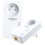 Edimax - Power line Edimax HP 6101ACK Integrated Power Socket 2 Pack White