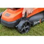 Black&Decker - Black & Decker BCMW3318L2, Tagliaerba a spinta, 250 m², 33 cm, 2,5 cm, 6,5 cm, 35 L