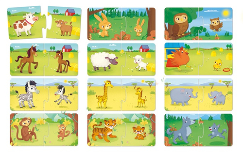 Lisciani Carotina baby logic mamme e cuccioli
