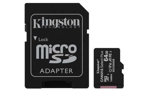 Kingston Technology Canvas Select Plus memoria flash 64 GB MicroSDXC UHS-I Classe 10