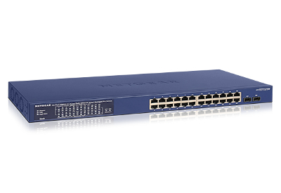 Netgear GS724TPP Gestito L2/L3/L4 Gigabit Ethernet (10/100/1000) Supporto Power over Ethernet (PoE) Blu