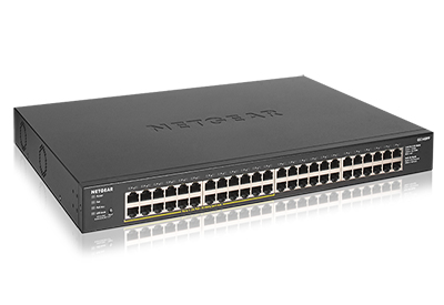 Netgear GS348PP Non gestito Gigabit Ethernet (10/100/1000) Supporto Power over Ethernet (PoE) Nero