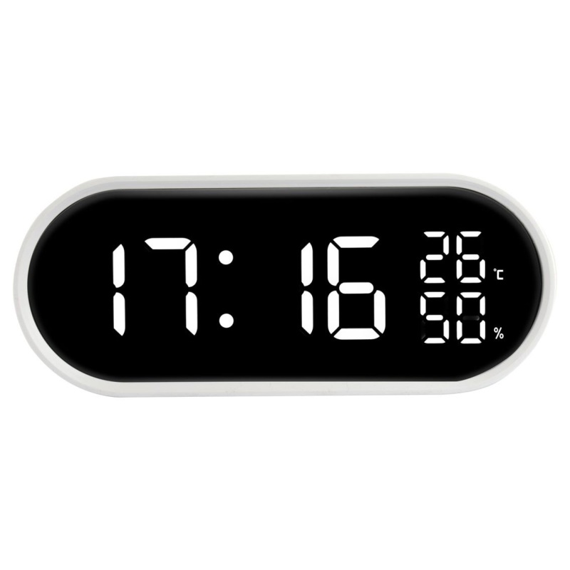 Sveglia Lowell JE5110B JUSTAMINUTE Multifunzione Touch con Snooze Bian