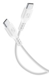 Cellular Line - Cellularline USB Cable Home - USB-C||USB-C Cavo da USB a USB-C per la ricarica e sincronizzazione dati Bianco, 2 m, USB C, USB C, Bianco