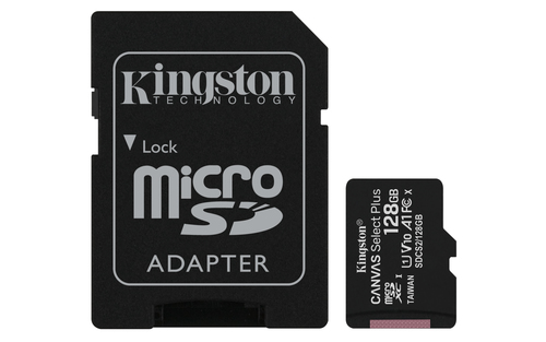 Kingston Technology Canvas Select Plus memoria flash 128 GB MicroSDXC UHS-I Classe 10