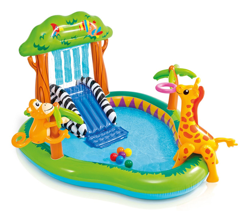 Gonfiabile Intex 57155 Plat Center Jungkle con piscina
