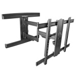 StarTech.com Supporto da Parete per Televisione a Schermo Piatto - Braccio Articolato Multidirezionale Supporto per TV a parete per display con montaggio VESA fino a 80 pollici (50 Kg) - Staffa univ