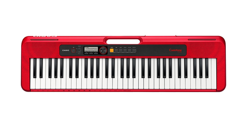 Casio CT-S200 tastiera MIDI 61 chiavi USB Rosso, Bianco