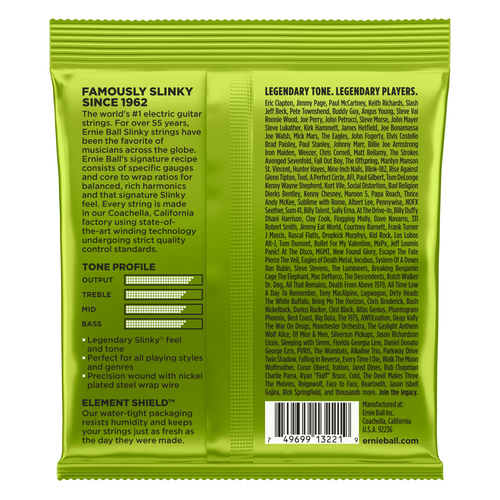 Set muta corde elettrica Ernie Ball P03221 REGULAR SLINKY 3 Pack