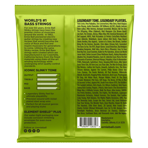 Muta corde basso Ernie Ball P02832 REGULAR SLINKY 50 105