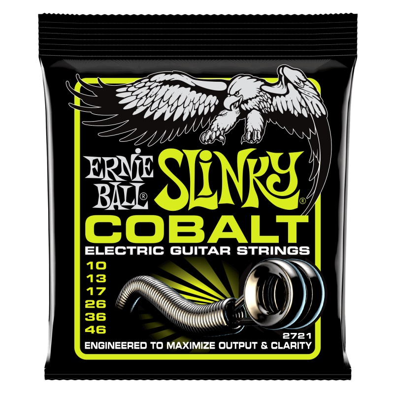 Muta corde chitarra elettrica Ernie Ball P02721 REGULAR SLINKY COBALT