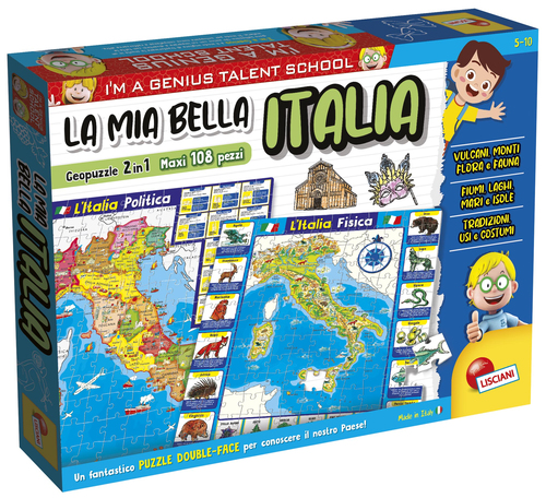 Gioco educativo Lisciani 80571 I'M A GENIUS La Mia Bella Italia