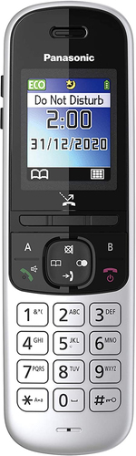 Panasonic KX-TGH710 Telefono DECT Identificatore di chiamata Nero, Argento