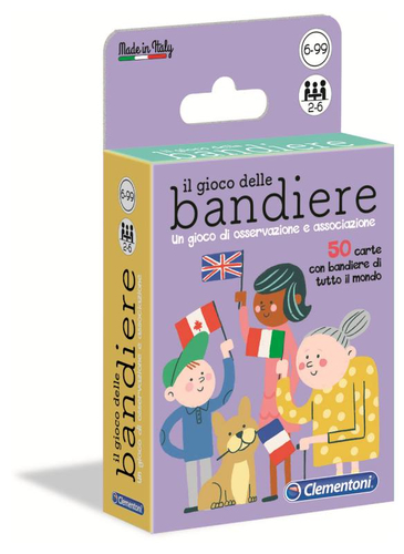 Carte da gioco Clementoni 16564 Bandiere Carte Bandiere