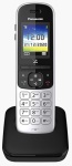 PANASONIC - Panasonic KX-TGH710, Telefono DECT, Cornetta wireless, Telefono con vivavoce, 200 voci, Identificatore di chiamata, Nero, Argento