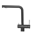 Elleci - Elleci Tourmaline G40, Standard, Nero, Granitek, Leva sanitaria, Singolo, Tipo L