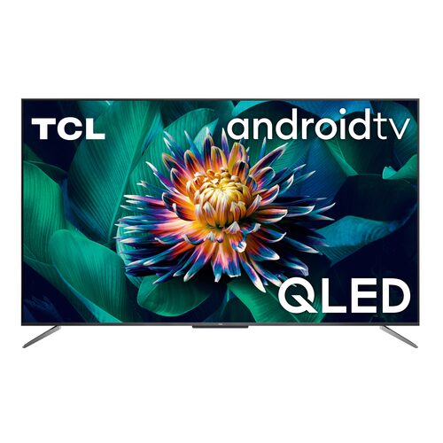 TCL 65C715 65 pollici QLED TV, 4K Ultra HD, Smart TV con sistema Android 9.0 (HDR 10+, Micro dimming, Dolby Vision-Atmos), Controllo Vocale Hands-Free, Design ultra sottile in alluminio e senza bordi,