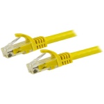 Startech.Com - StarTech.com Cavo patch CAT6 1,5 m - Filo di rame al 100% - Connettore antistrappo - Giallo, 1,5 m, Cat6, U/UTP (UTP), RJ-45, RJ-45
