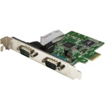 Startech.Com - StarTech.com Scheda Seriale PCI Express da 2 porte DB9 con UART 16C1050 - RS232, PCIe, Seriale, Piena altezza/Basso profilo, RS-232, CE, FCC, Microsoft WHQL, SystemBase - SB16C1052PCI