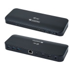 i-tec - i-tec Metal Thunderbolt 3 Dual 4K Docking Station + Power Delivery 65W, Cablato, Thunderbolt 3, 65 W, 3,5 mm, 10,100,1000 Mbit/s, Grigio