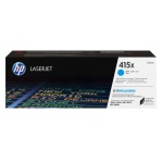 HP - HP Cartuccia toner ciano originale LaserJet 415X ad alta capacità, 6000 pagine, Ciano, 1 pz