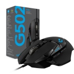 LOGITECH - Logitech G G502 Hero, Mano destra, Ottico, USB tipo A, 16000 DPI, 1 ms, Nero