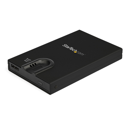 StarTech.com Box esterno hard disk con crittografia - Accesso tramite impronta digitale - Per unità SATA da 2,5