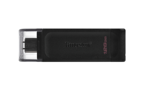 Kingston Technology DataTraveler 70 unità flash USB 128 GB USB tipo-C 3.2 Gen 1 (3.1 Gen 1) Nero