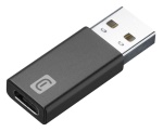 Cellular Line - Cellularline Adattatore da USB a USB-C Converte la porta USB in USB-C Nero, USB A, USB C, Nero