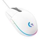 LOGITECH - Logitech G G203, USB tipo A, 8000 DPI, 1 ms, Bianco