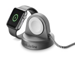 Cellular Line - Cellularline Power Dock - Apple Watch Kit per la ricarica di Apple Watch Grigio/Nero, Interno, USB, Carica wireless, Nero, Grigio