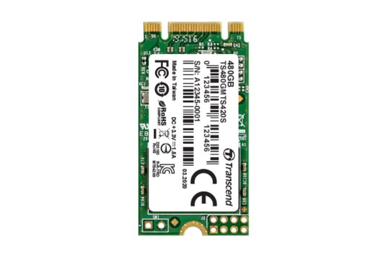 Transcend 420S M.2 480 GB Serial ATA III 3D NAND