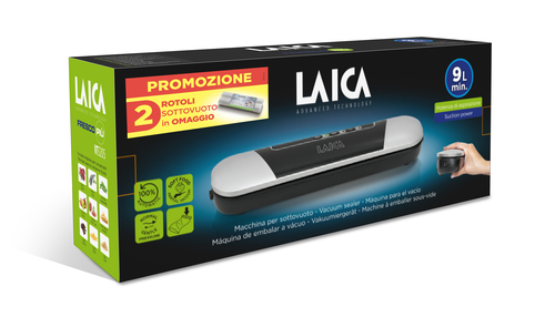Laica PZ20100 macchina per sottovuoto 0,6 mbar Nero