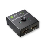 Manhattan - Techly IDATA-HDMI-22BI2, HDMI, Nero, 60 Hz, 6 Gbit/s, 600 MHz, 3840 x 2160 Pixel