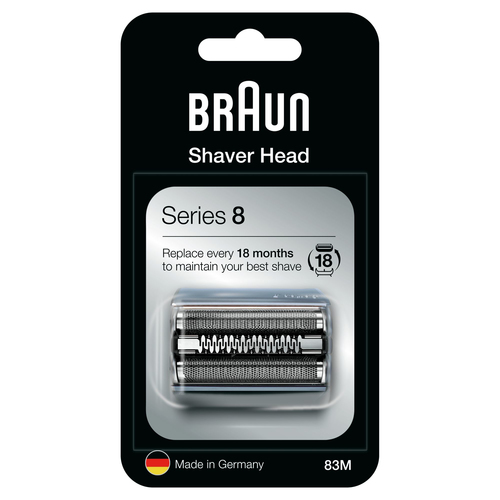 Braun 83M Testina Di Ricambio Per Rasoio Elettrico Uomo - Argento