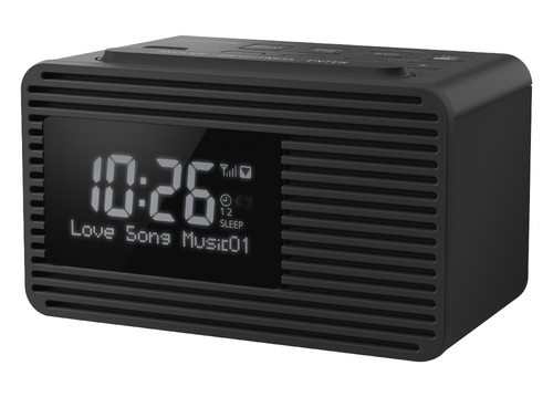 Panasonic RC-D8EG-K radio Orologio Nero