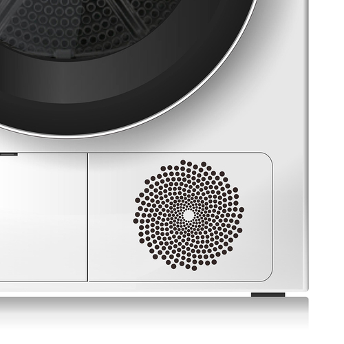Asciugabiancheria Midea MDK9A3 KNIGHT Bianco e Nero Bianco e Nero