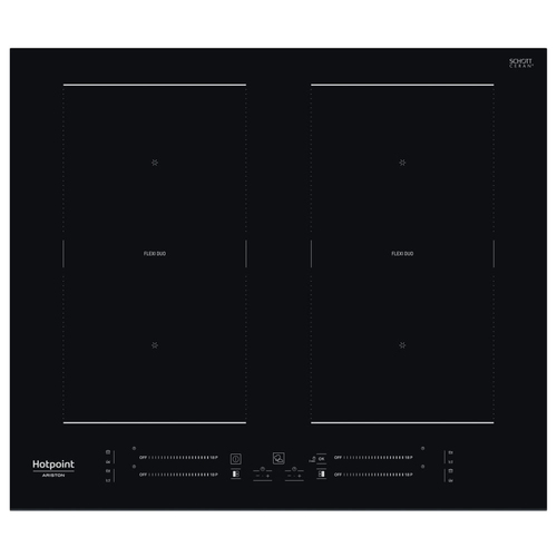 Hotpoint HS 2560C BF piano cottura Nero Da incasso 59 cm Piano cottura a induzione 4 Fornello(i)