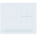 Hotpoint HB 8460B NE/W piano cottura Bianco Da incasso 59 cm Piano cottura a induzione 4 Fornello(i)