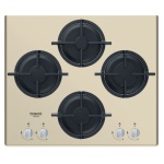 Hotpoint HAGD 61S/CH Champagne Da incasso 60 cm Gas 4 Fornello(i)