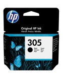 HP - HP Cartuccia di inchiostro nero originale 305, Resa standard, Inchiostro a base di pigmento, 2 ml, 120 pagine, 1 pz, Confezione singola