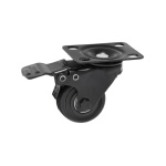 V7 - V7 RM4CASTERS-1E, Rotelle, Nero, Gomma, Acciaio, 50 mm, 120 mm, 80 mm