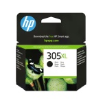 HP - HP Cartuccia di inchiostro nero originale ad alta capacità 305XL, Resa elevata (XL), Inchiostro a base di pigmento, 4 ml, 240 pagine, 1 pz