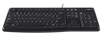 LOGITECH - Logitech Keyboard K120 for Business, Standard, Cablato, USB, QWERTY, Nero