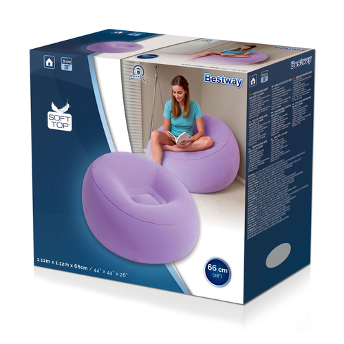 Bestway 75052 poltrona gonfiabile Poltrona a un posto Blu, Rosso, Viola