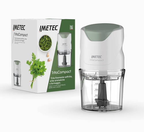 Imetec TritaCompact tritaverdure elettrico 0,4 L 350 W Verde, Bianco