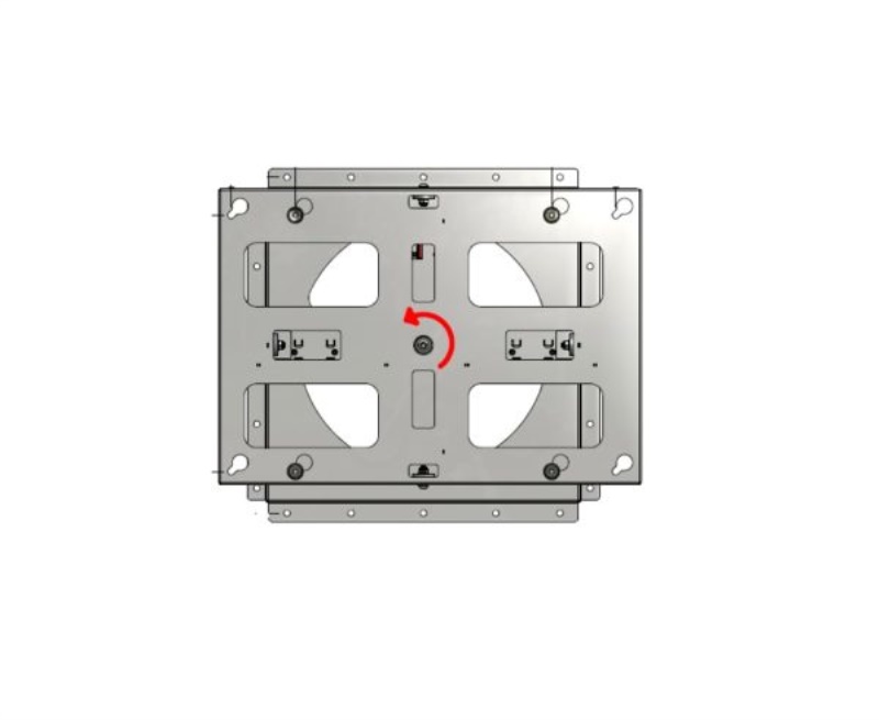 Supporto monitor parete Itb PM5693 Staffa con rotazione